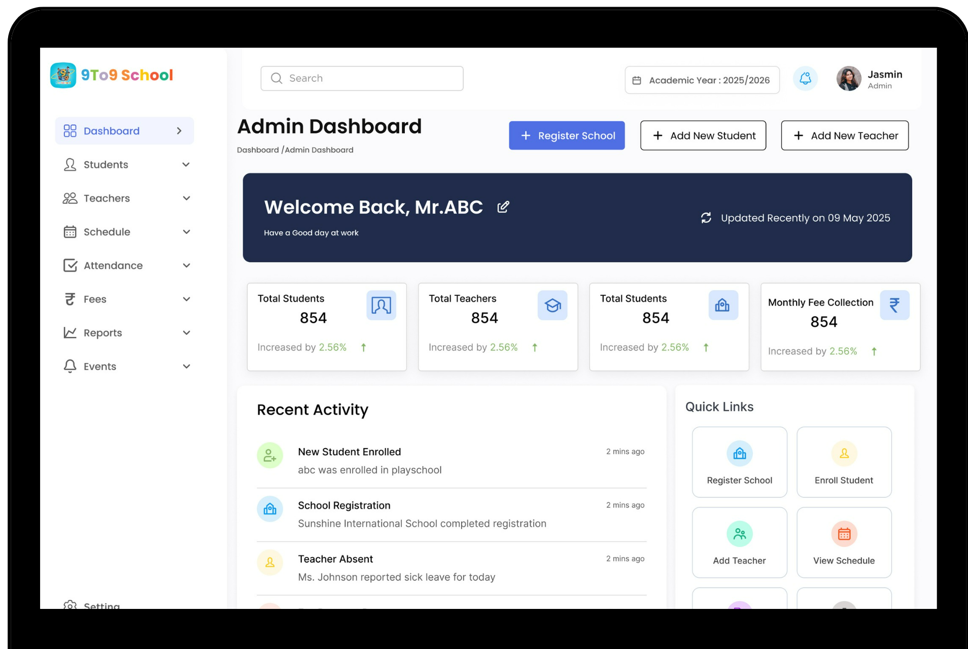 Admin Dashboard