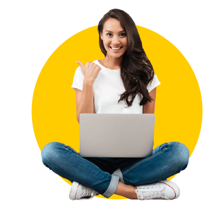 Woman with Laptop